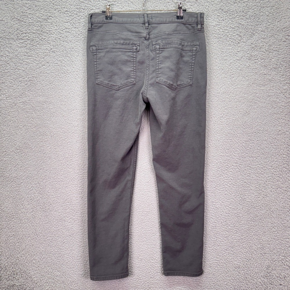 Quince Pants Mens 30x30 Dark Coal Gray French Terry 5-Pocket Preppy Everyday - Picture 2 of 11